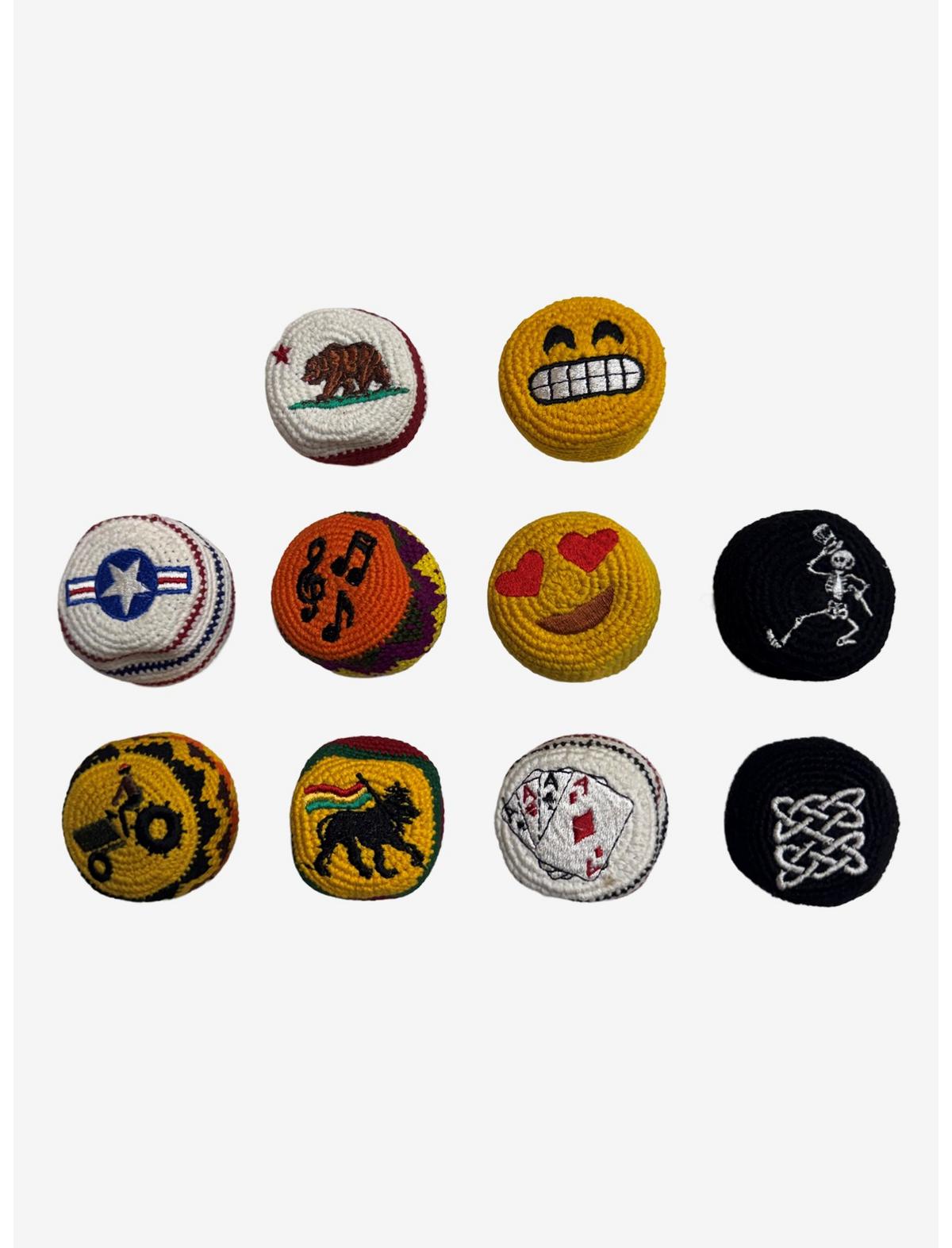 Crocheted Assorted Blind Footbag - US 9057