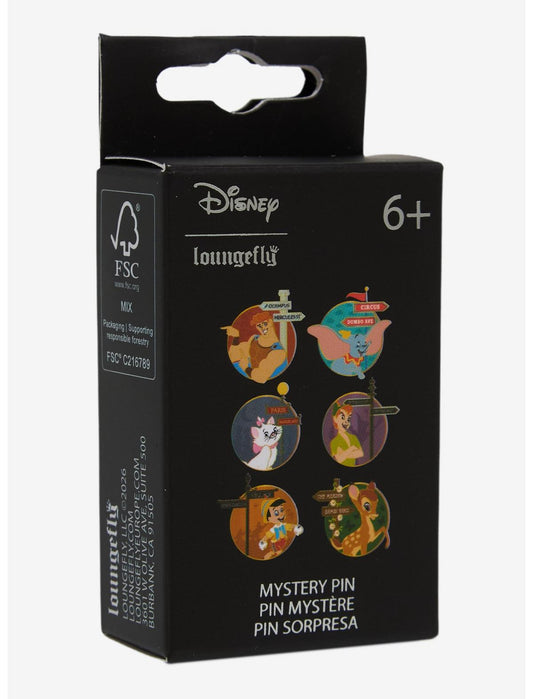 Loungefly Disney Street Sign Blind Box Enamel Pin Hot Topic Exclusive - US 9752