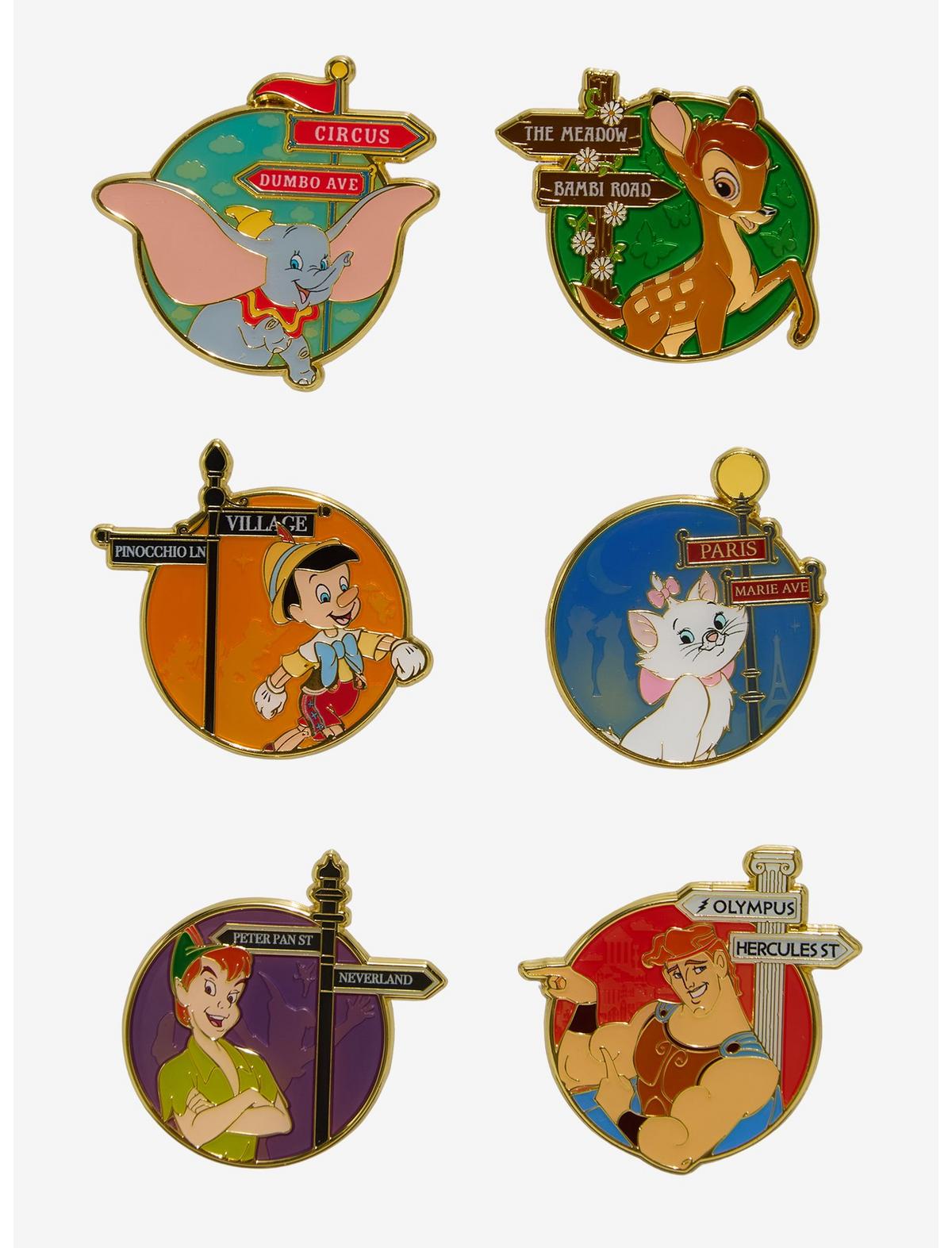 Loungefly Disney Street Sign Blind Box Enamel Pin Hot Topic Exclusive - US 9752