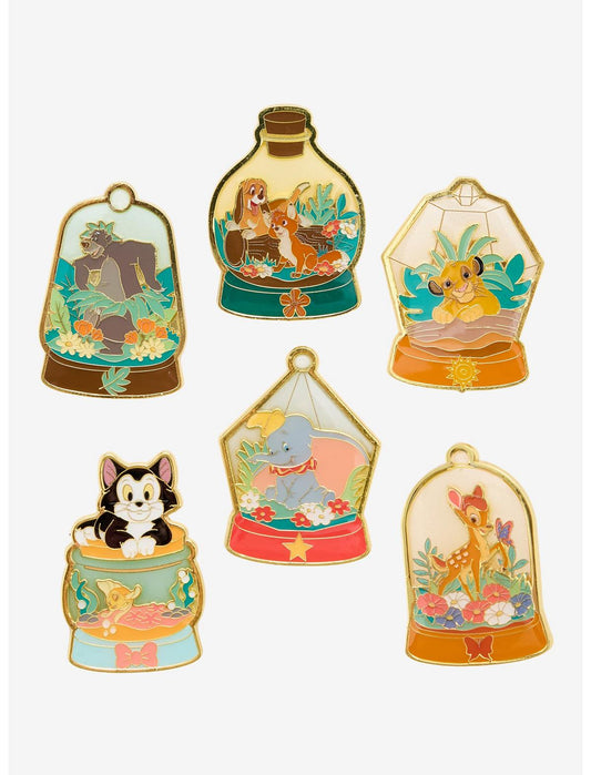 Loungefly Disney Animals Terrarium Blind Box Enamel Pin Hot Topic Exclusive - US 8541