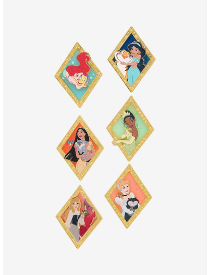 Loungefly Disney Princess Diamond Blind Box Enamel Pin Hot Topic Exclusive - US 2068