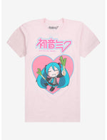 Hatsune Miku Leek Heart T-Shirt - US 0105