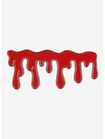 Blood Drip Border Enamel Pin - US 8356