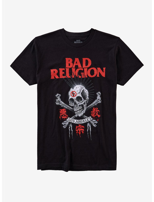 Bad Religion Mohawk Skull T-Shirt - US 8804