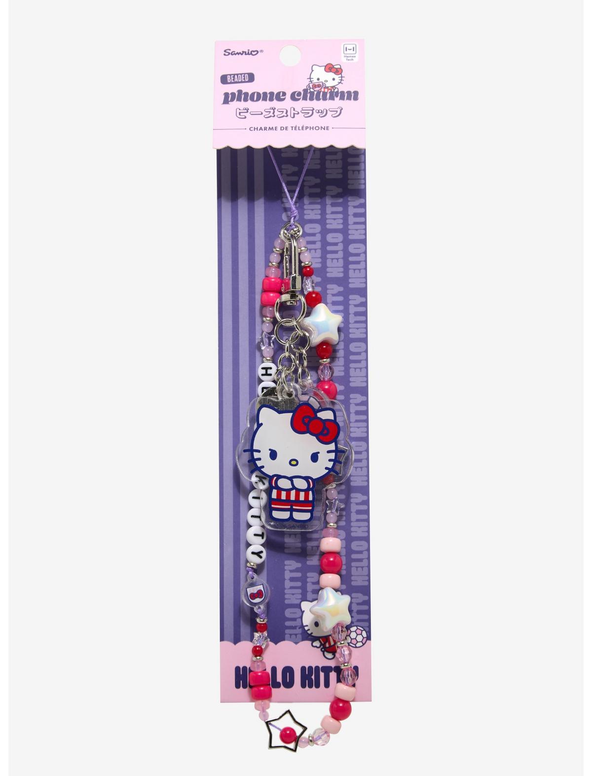 Hamee Hello Kitty Soccer Bead Phone Charm - US 3096