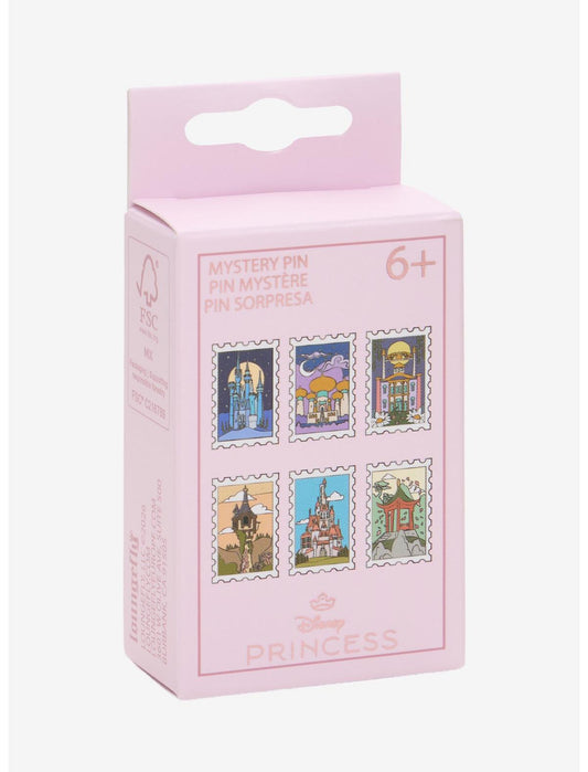 Loungefly Disney Princess Castle Stamp Blind Box Enamel Pin Hot Topic Exclusive - US 7356