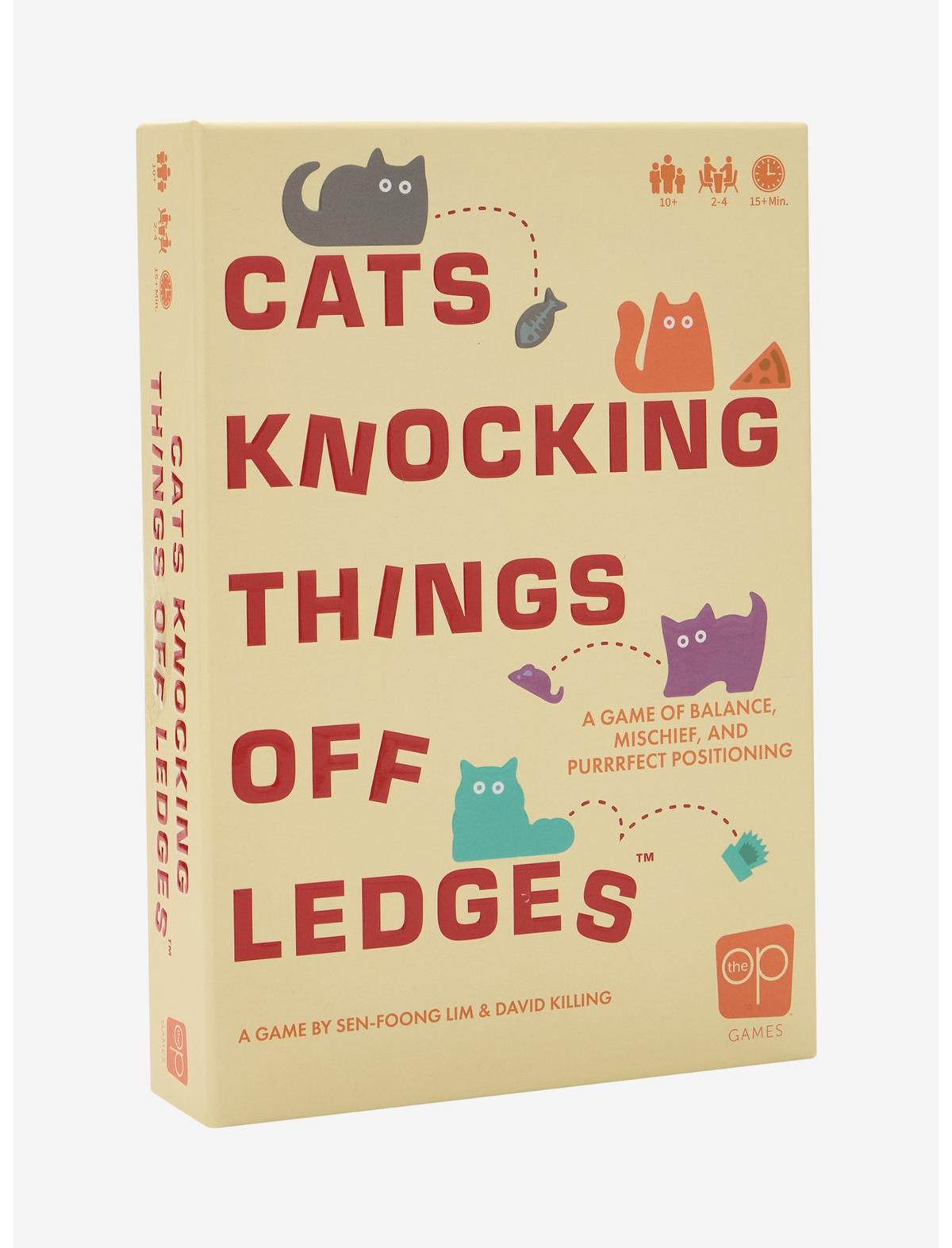 Cats Knocking Things Off Ledges Game - US 1684