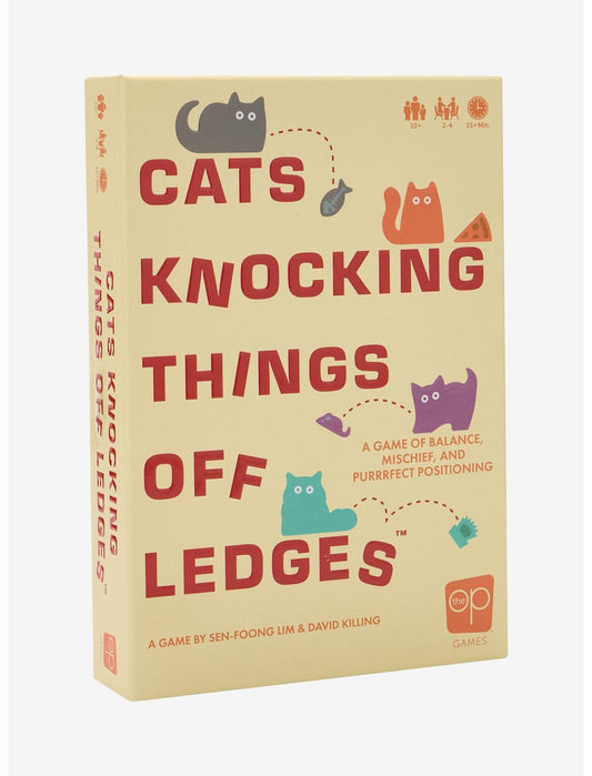 Cats Knocking Things Off Ledges Game - US 1684
