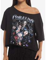 Coraline Group Girls Off-Shoulder T-Shirt - US 7965