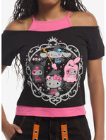 Hello Kitty And Friends Halloween Costumes Girls Cold-Shoulder Top - US 3371