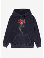 Ghost Papa Emeritus III Black And White Mineral Wash Hoodie - US 2692