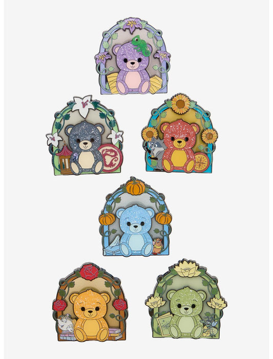 Loungefly Disney Princess Bear Blind Box Enamel Pin Hot Topic Exclusive - US 7629