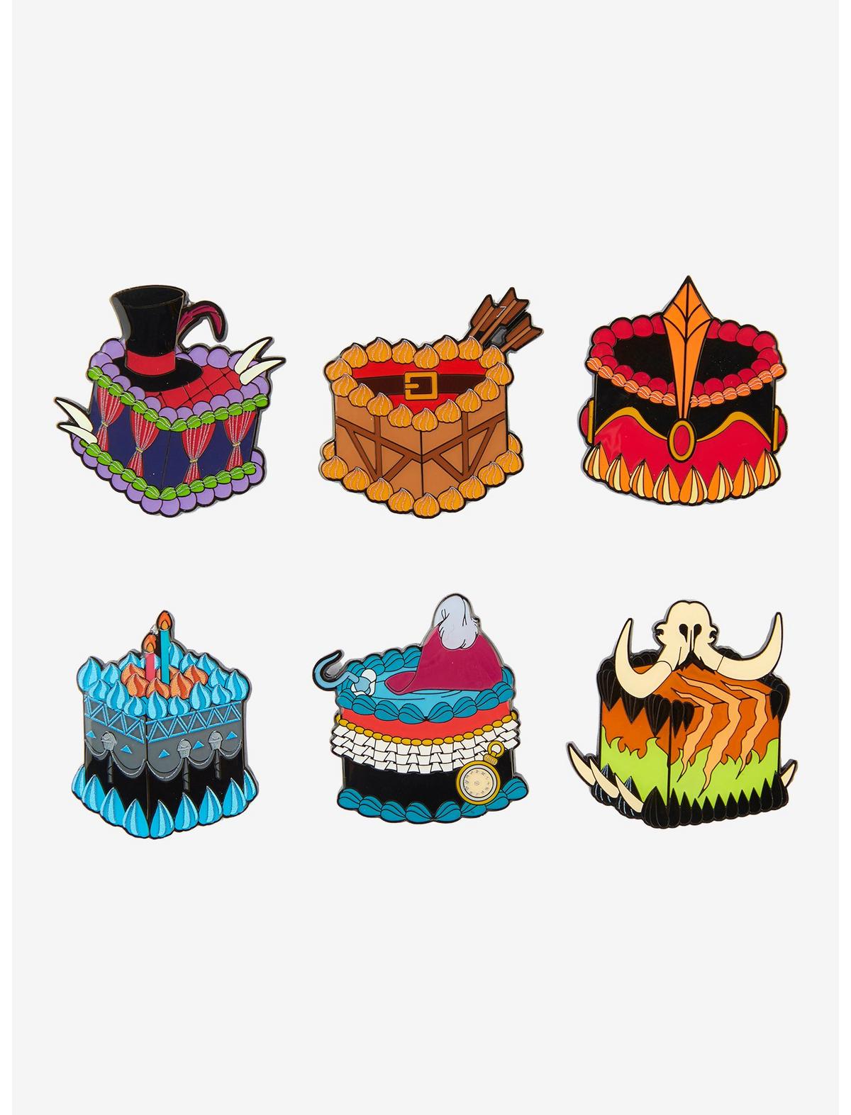 Loungefly Disney Villains Cake Blind Box Enamel Pin - US 0513