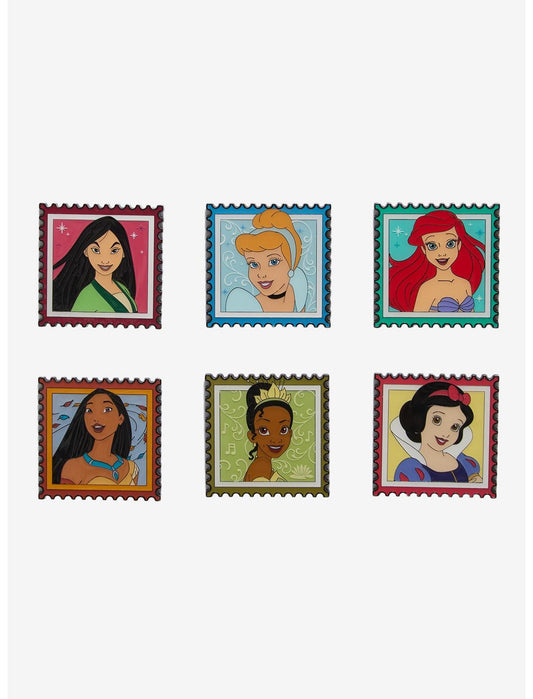 Loungefly Disney Princess Stamps Blind Box Enamel Pin Hot Topic Exclusive - US 4777