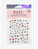 INKED By Dani Colorful Icons Nail Art Tattoo Set - US 1088