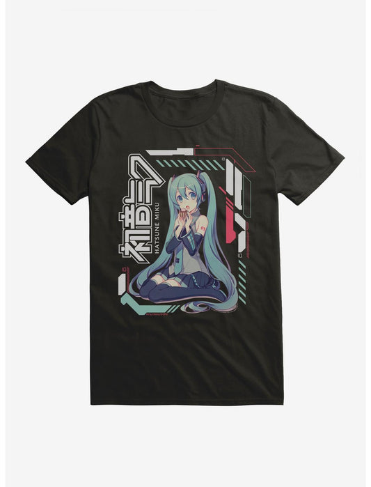 Hatsune Miku Cyber Border T-Shirt - US 3703