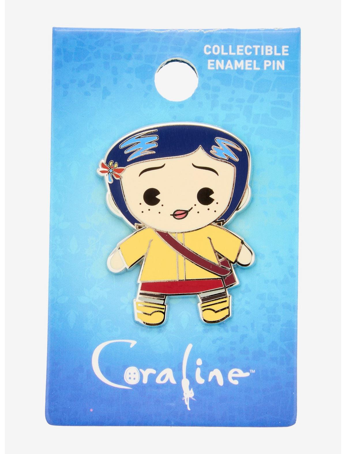 Coraline Chibi Coraline Enamel Pin - US 4849