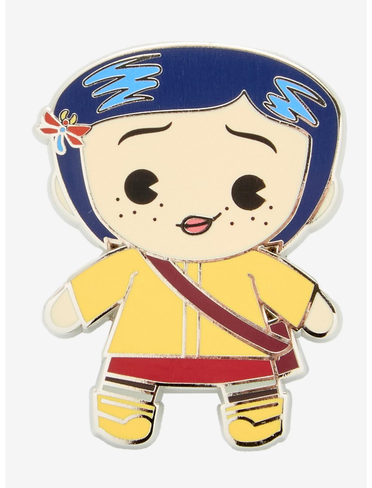 Coraline Chibi Coraline Enamel Pin - US 4849