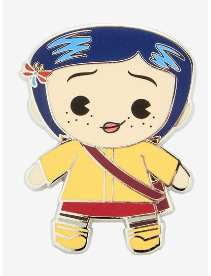 Coraline Chibi Coraline Enamel Pin - US 4849