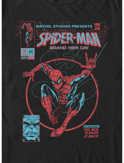 Marvel Spider-Man: Brand New Day Web Slinger T-Shirt Hot Topic Exclusive - US 9101