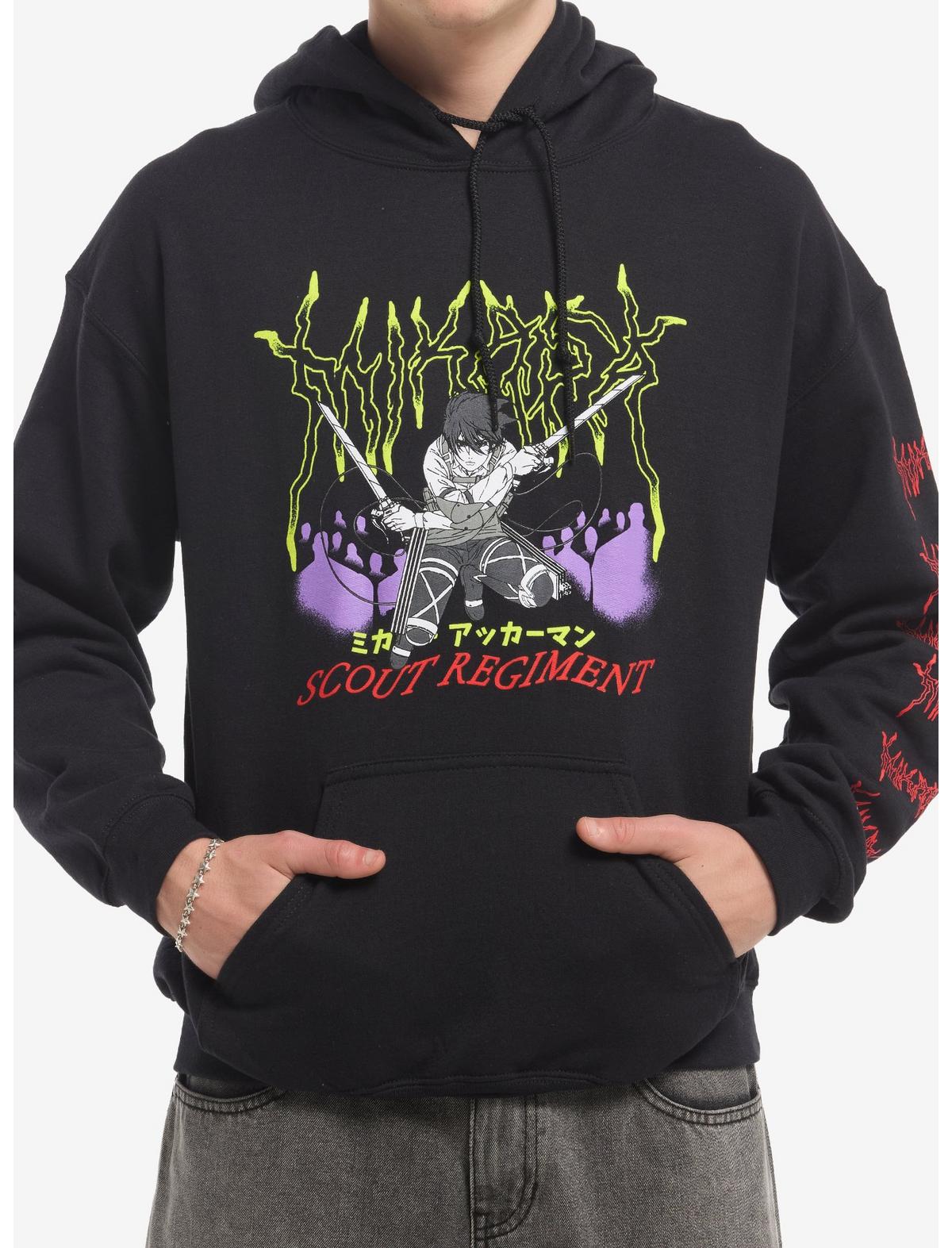 Attack On Titan Mikasa Cyber Sigil Hoodie - US 4957