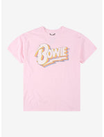 David Bowie Pink Logo T-Shirt - US 6579