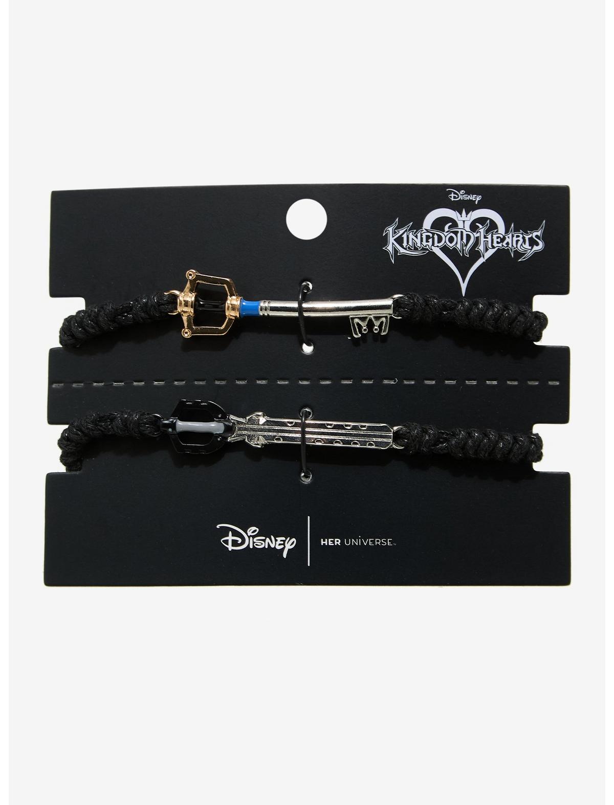 Her Universe Disney Kingdom Hearts Sora & Riku Keyblade Cord Bracelet Set - US 5964