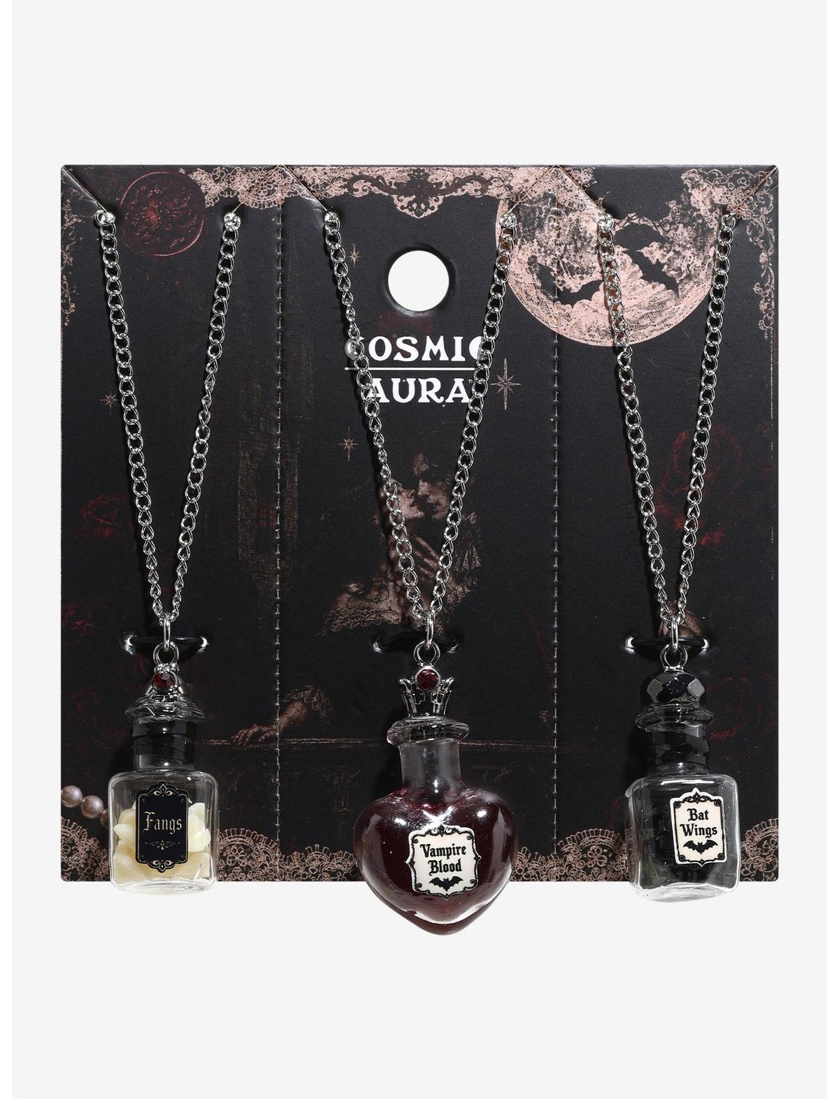 Cosmic Aura Vampire Jars Necklace Set - US 1720