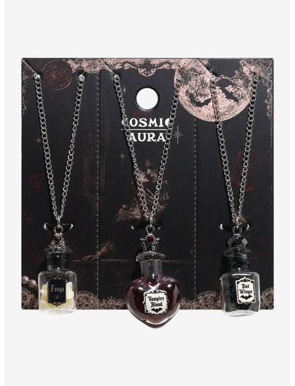 Cosmic Aura Vampire Jars Necklace Set - US 1720