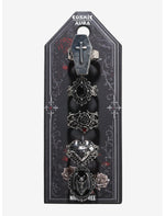 Cosmic Aura Vampire Coffin Ring Set - US 9273