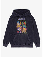 Masters Of The Universe Retro Hero Faces Mineral Wash Hoodie - US 8560