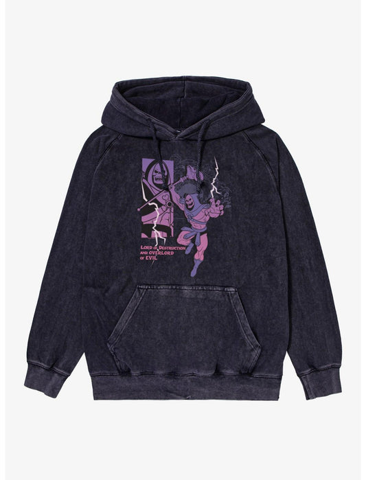 Masters Of The Universe Lord Of Destruction And Overlord Of Evil Mineral Wash Hoodie - US 8801