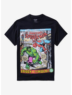 Marvel Spider-Man Vs. Hulk Comic Cover T-Shirt - US 6322