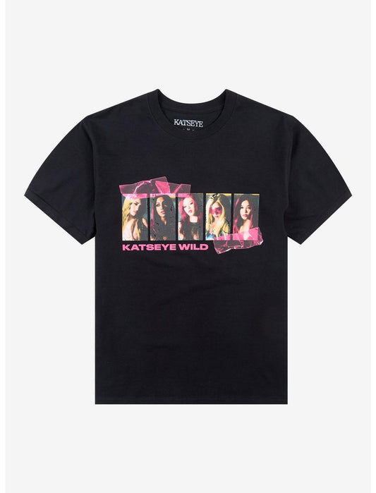 KATSEYE WILD Group Photo T-Shirt Hot Topic Exclusive - US 0539