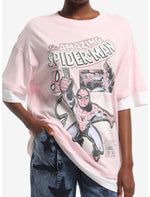 Marvel The Amazing Spider-Man Comic Girls Twofer T-Shirt - US 5428