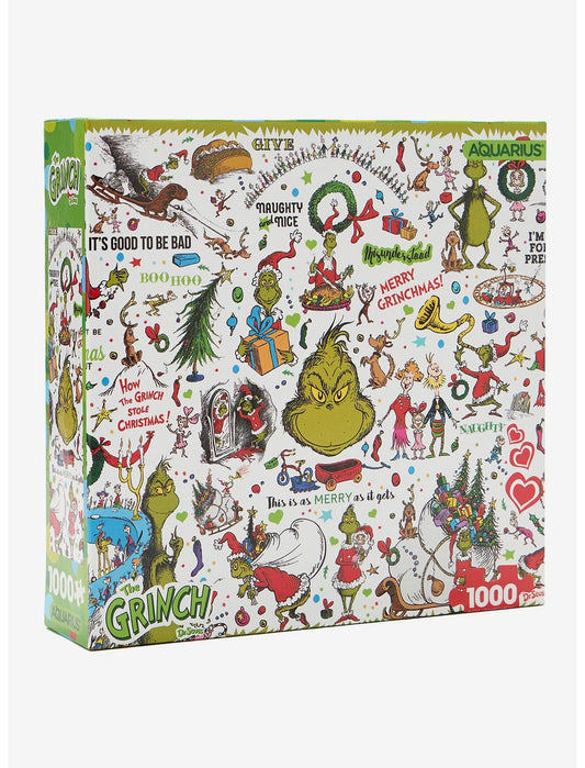 Dr. Seuss How The Grinch Stole Christmas! Collage Puzzle - US 2843