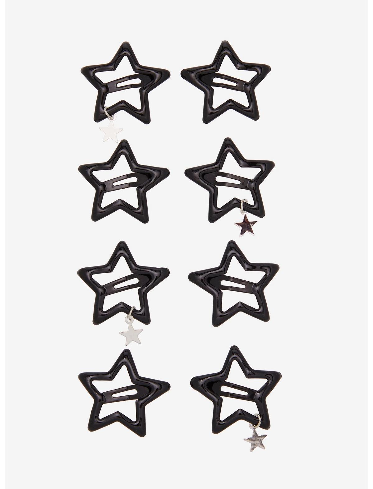 Blackheart Black Star Charm Hair Clip Set - US 1471