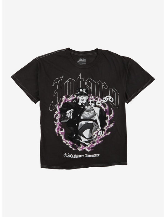 JoJo's Bizarre Adventure Jotaro Kujo Dark Wash T-Shirt - US 6103
