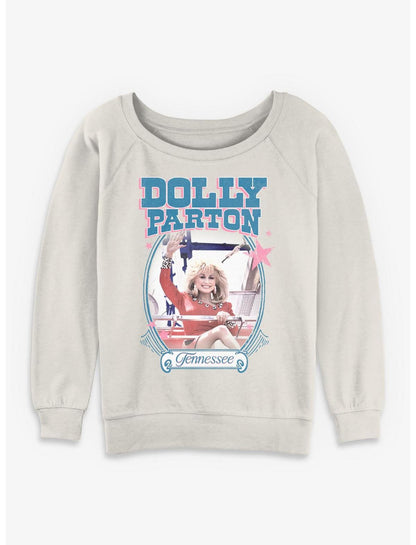 Dolly Parton Framed Girls Slouchy Sweatshirt - US 1970