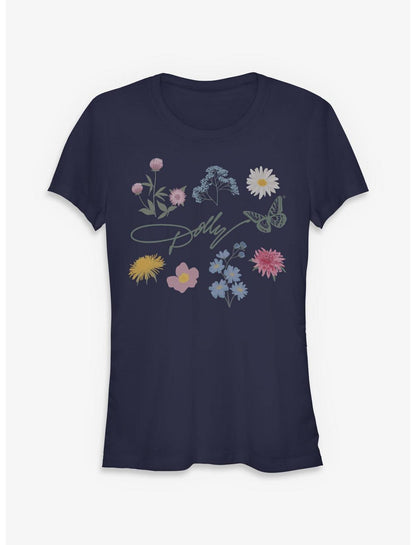 Dolly Parton Floral Signature Girls T-Shirt - US 6080