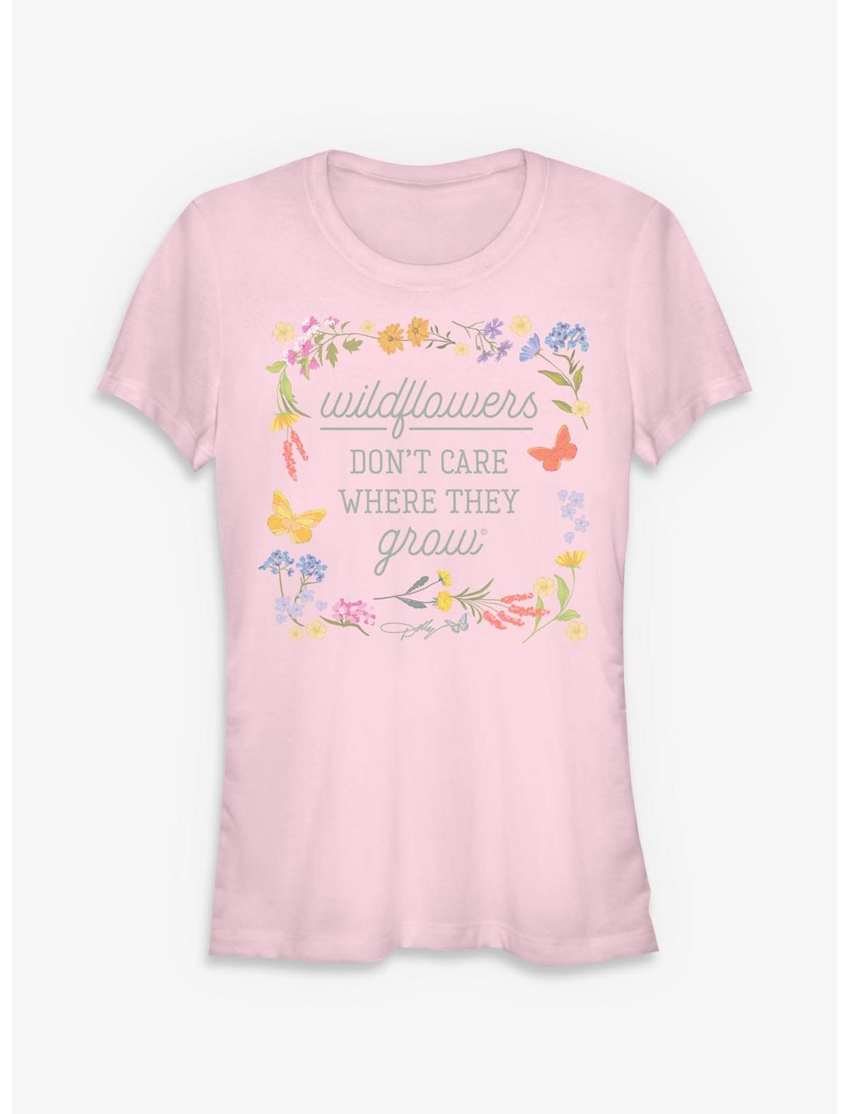 Dolly Parton Wildflowers Don't Care Girls T-Shirt - US 5690