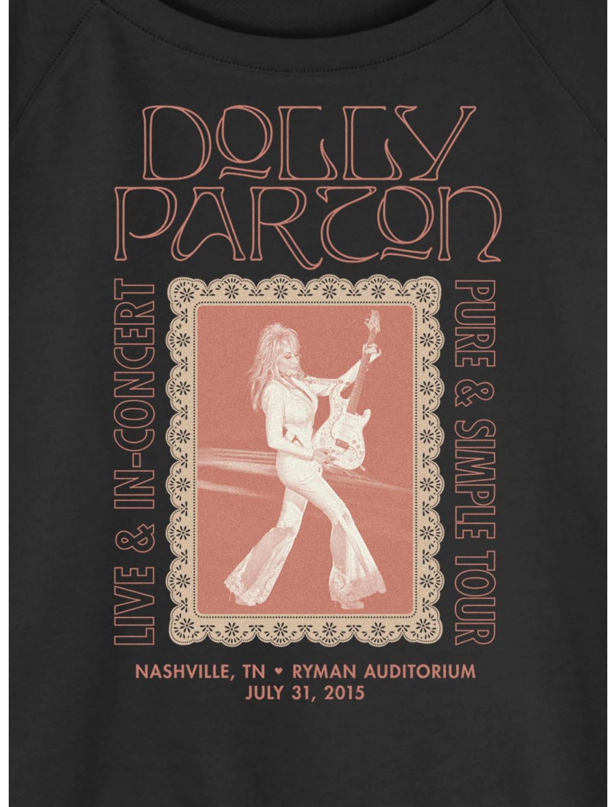 Dolly Parton Pure & Simple Tour Girls Slouchy Sweatshirt - US 3918