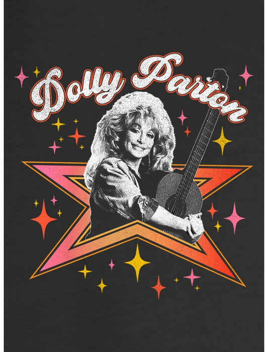 Dolly Parton Star Girls Slouchy Sweatshirt - US 0269