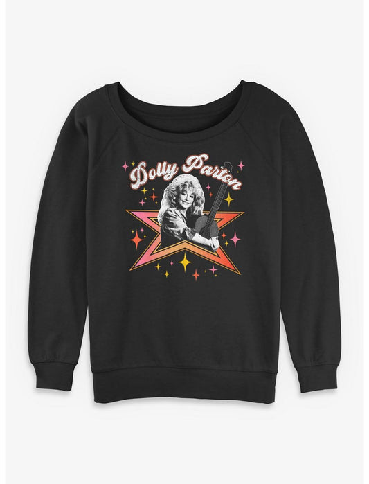 Dolly Parton Star Girls Slouchy Sweatshirt - US 0269