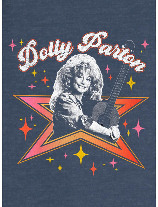 Dolly Parton Star Girls Slouchy Sweatshirt - US 8769