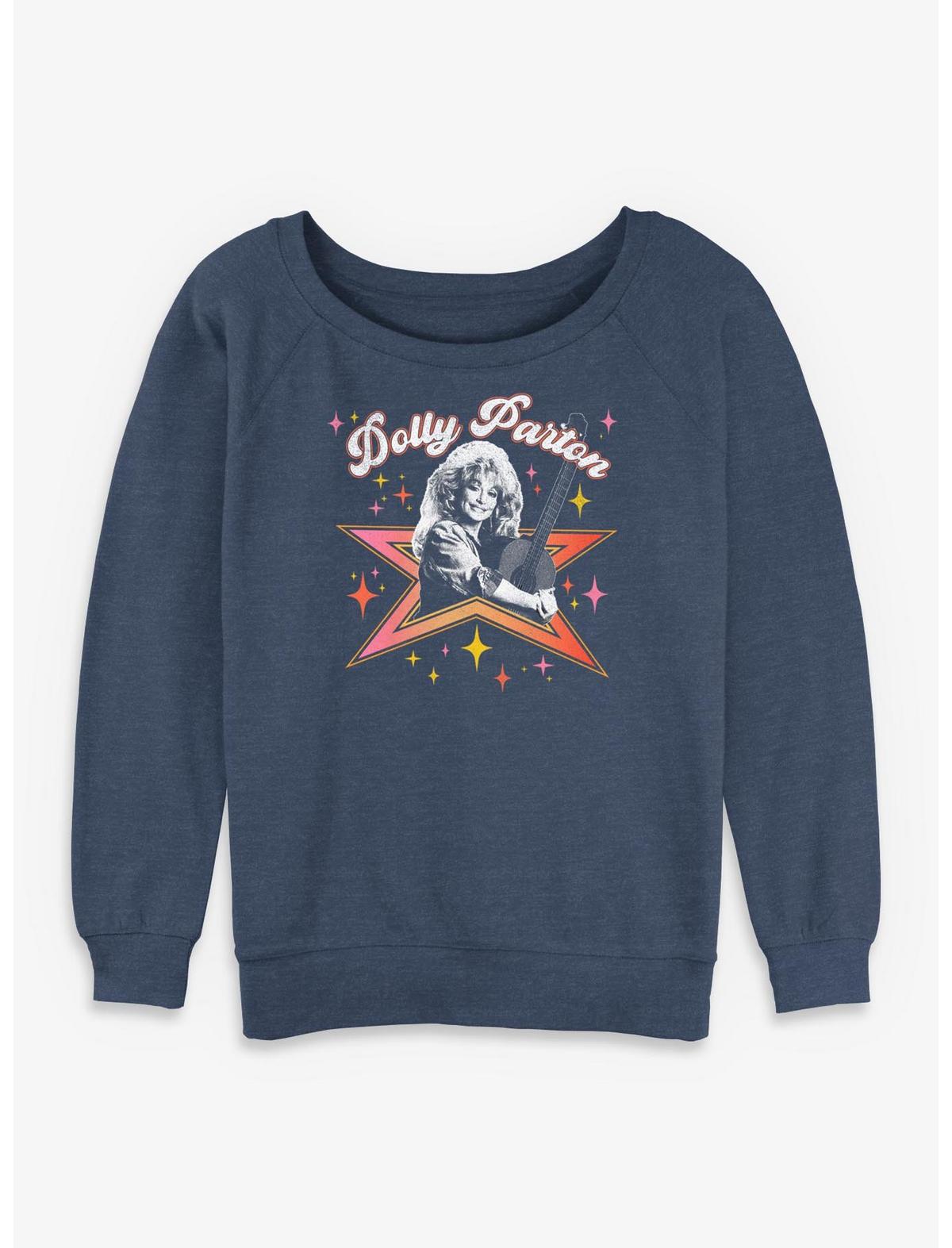 Dolly Parton Star Girls Slouchy Sweatshirt - US 8769