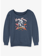 Dolly Parton Star Girls Slouchy Sweatshirt - US 8769