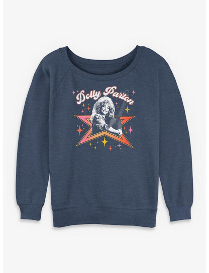 Dolly Parton Star Girls Slouchy Sweatshirt - US 8769