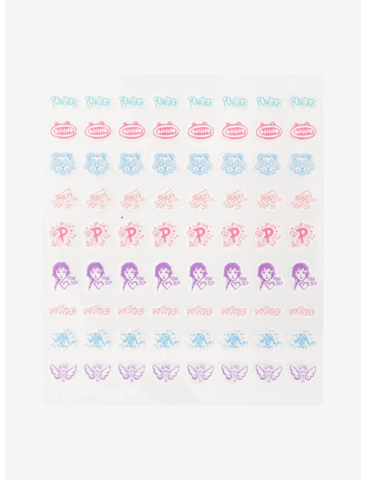 Arctic Fox Arcane Powder Nail Sticker Sheet - US 0854