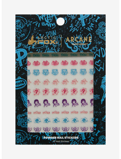 Arctic Fox Arcane Powder Nail Sticker Sheet - US 0854